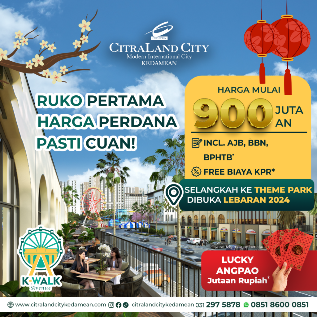 Promo Merdeka Cicilan Juta An Sisa Unit Citraland City Kedamean