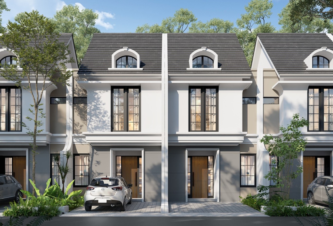 Fasad Rumah Tipe Canna