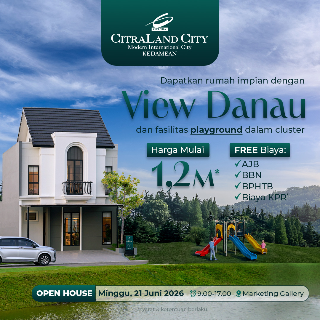 Promo Rumah Depan Danau