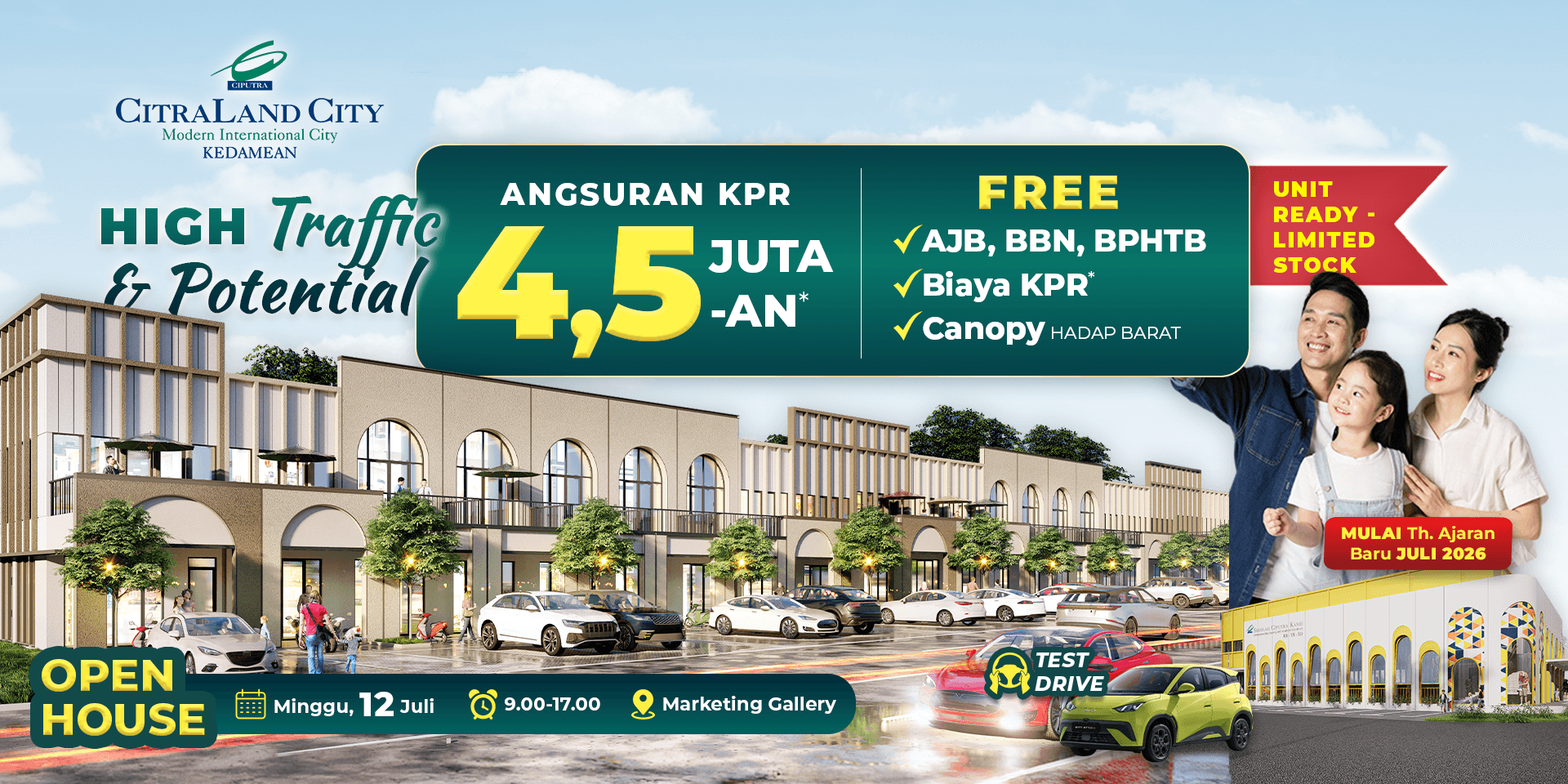Promo Ruko 900 Jutaan